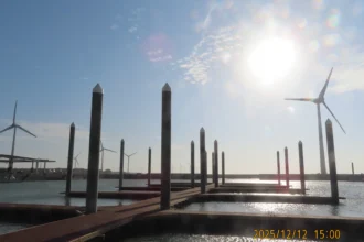 斥資7千萬打造浮動碼頭！　中市松柏漁港升級完工 新增40泊位、解決漂沙問題