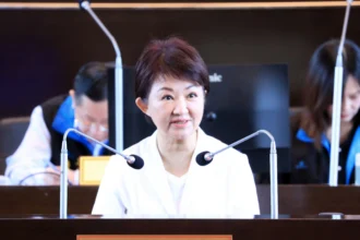 美方高規格接待中市府訪團　盧市長：為國家發聲是職責