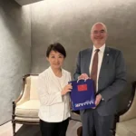 台美關係邁入黃金時代！　AIT處長谷立言訪中市肯定產業實力 盧市長：深化合作共創雙贏