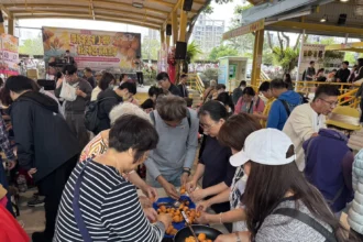 中市優質枇杷、茂谷柑北上行銷　希望廣場登場吸引民眾選購在地黃金農產