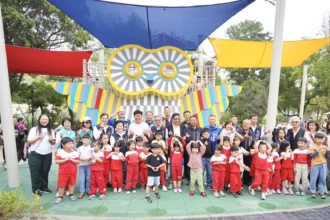 斥資6,000萬打造貓頭鷹主題遊戲場　豐原翁明公園兒童節前啟用成最暖禮物