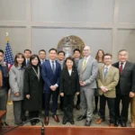 盧市長訪美首站會晤曼徹斯特市長　交流居住正義、犯罪防治議題 續37年姊妹市情誼