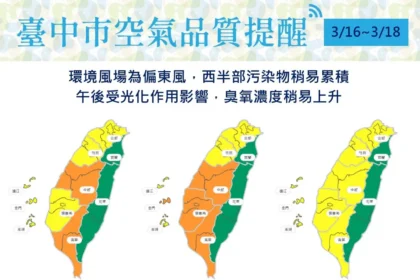 明、後兩日中部空品轉差疑慮　中市府持續執行應變措施