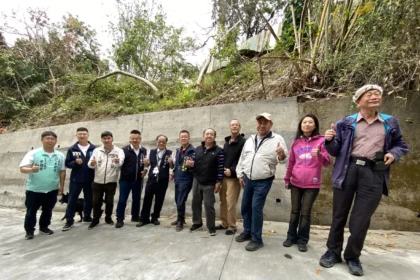 提升防災韌性 北屯區民德里民興巷農路擋土牆修復完成　民政局長：打造安全新防線