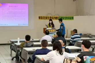 溪警前進溪湖糖廠　結合職安宣導強化交通安全意識