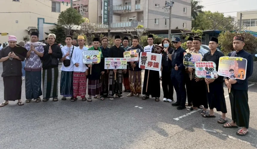 溪湖警結合開齋節活動　宣導反詐騙與交通安全