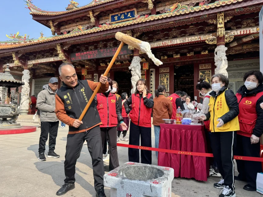 昆山慧聚天后宮 “作頭牙、龍抬頭”