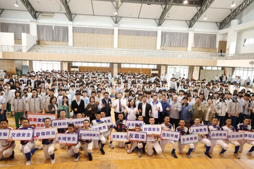 投縣友善校園週宣導活動登場　宣誓營造安全　溫馨學習環境決心