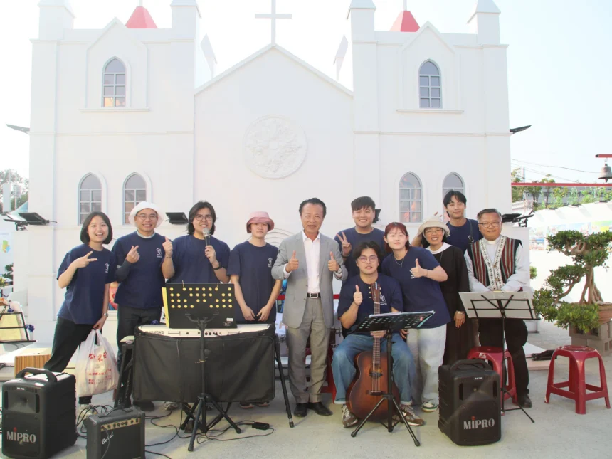 天主教會於台灣燈會舉行音樂祈禱　翁章梁縣長親臨同樂