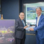 學習MLB經驗　侯友宜訪國際運動場館設計公司　交流大巨蛋規劃