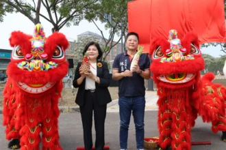 提升公共政策宣導效益　虎尾綠園道LED電視牆正式啟用