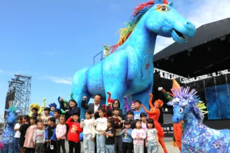 10米高巨型雨馬震撼登場　親子劇燈光秀齊發　點亮嘉義