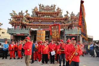 雲林縣定民俗五股開臺尊王過爐大典登場　傳承百年香路與庄頭情誼
