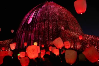 「光之新徑－嘉義夢」×「再。嘉義」燈區正式啟動　率先點亮2026台灣燈會第一道光