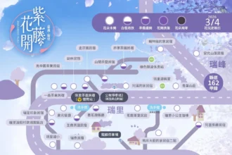 瑞里紫藤含苞待放　春日紫色山城即將登場