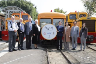 翁章梁出席台糖八十周年　台英共鳴交流慶典