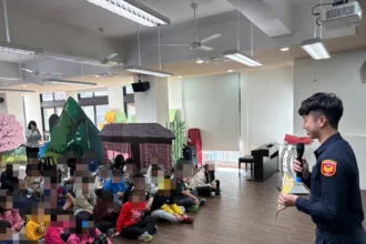 仁愛警入校宣導　守護婦幼安全