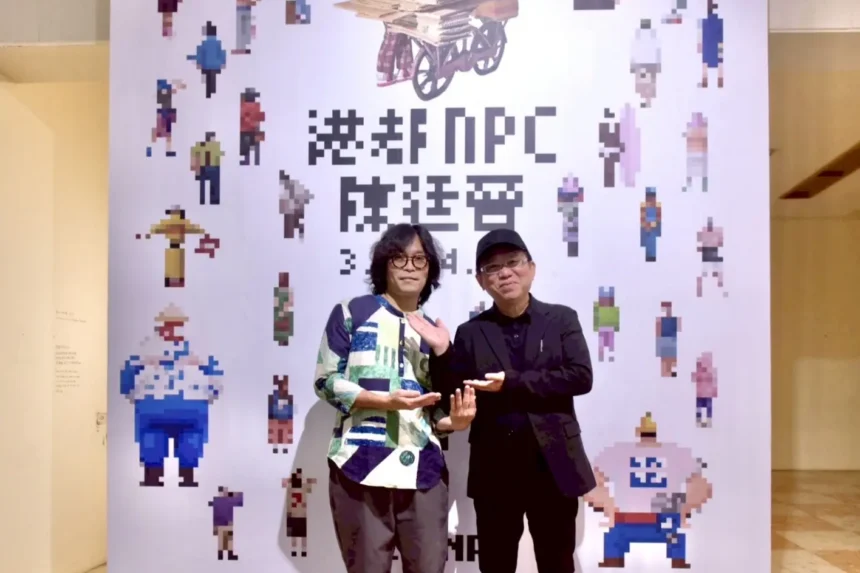 以背影刻劃城市生活群像　高美館KSpace陳廷晉個展　《港都NPC》開展