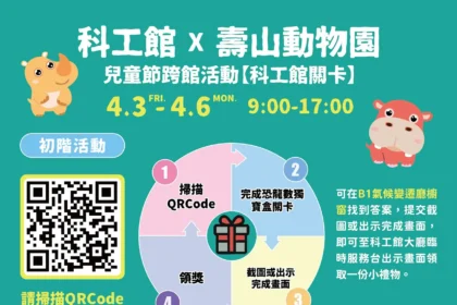 恐龍出沒 4天限定 科工館兒童節「恐龍童樂大冒險」登場