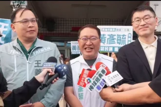 高雄市初選民調前一刻！王義川、梁文傑南下力挺黃彥毓