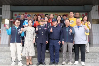 深化社區警政！嘉市興安派出所迎新任所長　里長、警友站齊聚力挺