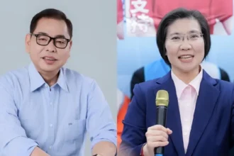 新竹縣長藍營對決最新民調出爐　徐欣瑩領先陳見賢8.5%