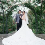 花博玫瑰園盛開　白色情人節巧扮紅娘牽起幸福