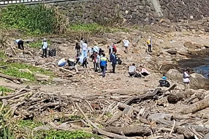 迎329青年節　基隆青年志工外木山淨灘　清出近300公斤垃圾守護海洋
