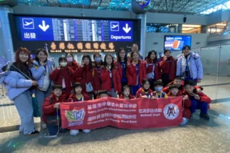 基隆中華國小18名雙語小尖兵赴美交流　行李箱裝滿「台灣味」進行文化外交
