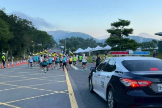 迎戰環湖路跑　集集警分局交通安全維護不鬆懈