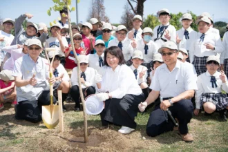 「種下的不只是樹，是城市的未來」 黃敏惠北香湖公園領軍植樹　實踐新永續