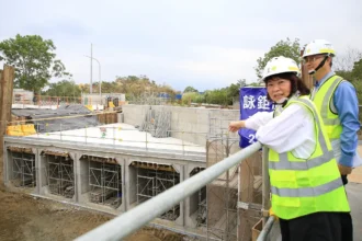 黃敏惠視察嘉北重大工程　強調交通與防洪雙軌並進