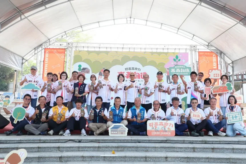 嘉市社區規劃師成果展　舊料再生點亮城市角落