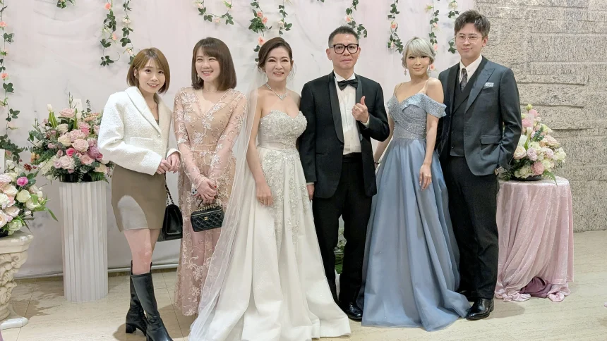 財經主播劉盈盈席開百桌世紀婚宴 黃仁勳親筆加持致賀