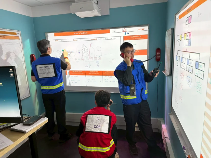 新北消防赴法國ENSOSP訓練　導入OMC新模式強化指揮能力