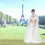 鄭芯恩巴黎街頭拍內衣廣告 散發「撩波」自在魅力