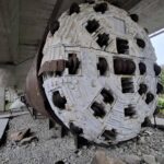 國5頭城鑽掘機公共藝術　重振對外展示據點雄風