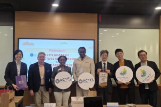 中原大學以科技融入華語教學　教材研發成果獲美國ACTFL代表團肯定