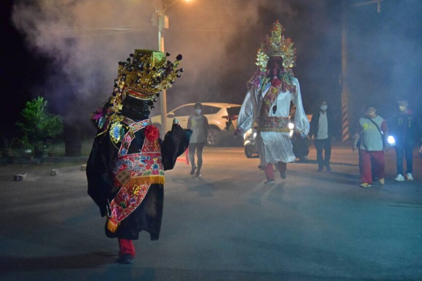 安平開台天后宮媽祖上香山湄洲晉香回鑾遶境前的八班夜巡體驗走讀活動22日登場