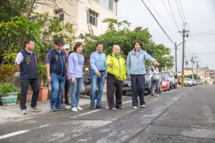 投縣府投入逾2千5百萬　改善草屯道路及排水問題