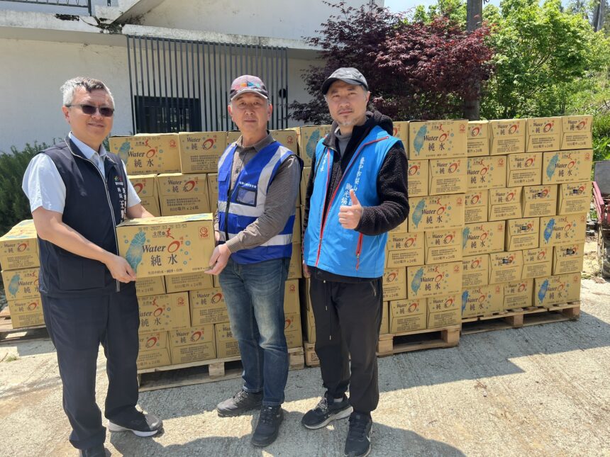 合歡溪邊坡崩塌影響梨山百戶用水　中市府即時送水並將協助和平區公所啟動後續搶修