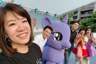 全台首座 5 公尺「彩虹小馬」降臨台中夏綠地　新聞局長攜手YOYO家族、紫悅揭開派對