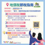 破除自用住宅土地「1處」誤解　中市地稅局主動提醒 助民眾節省地價稅