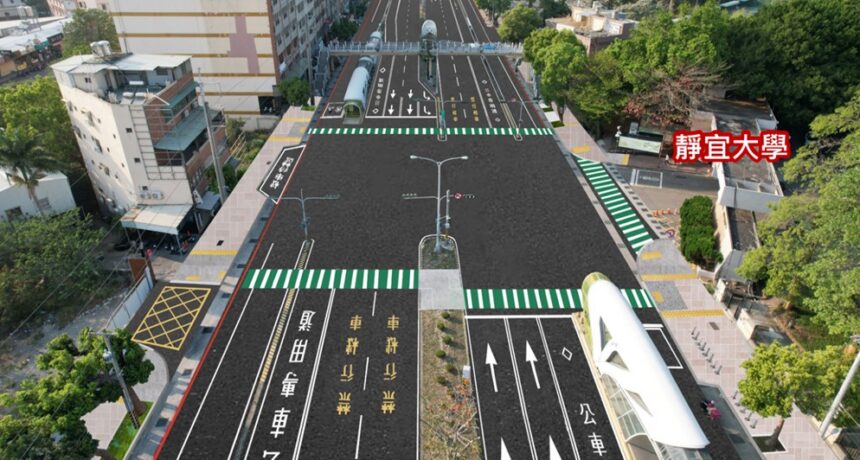 台灣大道靜宜弘光段今起夜間燙平施工！　市府投入1.54億打造安全人本通行環境