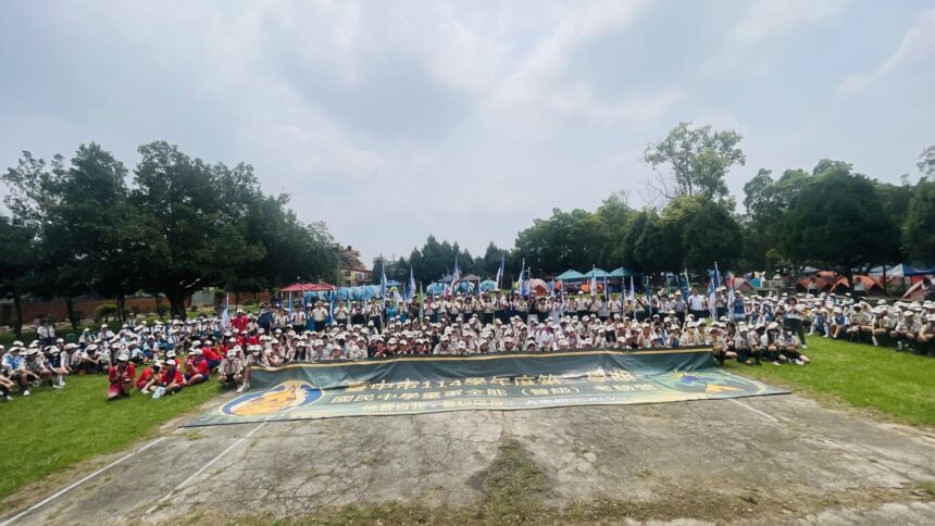 台中童軍全能考驗營創紀錄！　39校665人齊聚新社培養合作與實作力