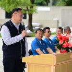 中市代表隊出征全中運　鄭副市長授旗加菜金　期勉再創佳績摘金奪冠