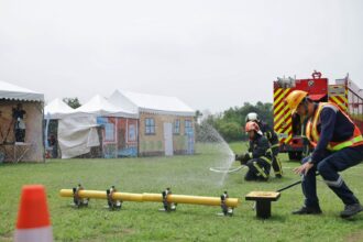 中市南區公所舉行水災防汛實兵演習　強化跨機關應變力、提升救災能量