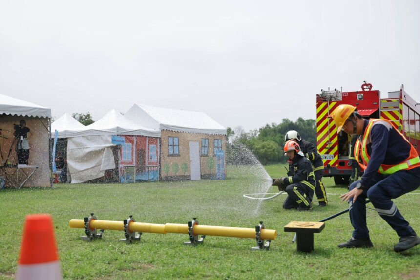 中市南區公所舉行水災防汛實兵演習　強化跨機關應變力、提升救災能量