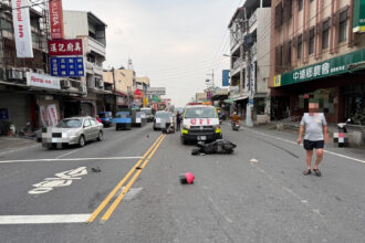 中埔警呼籲行經路口請遵守交通號誌並注意行車交通安全