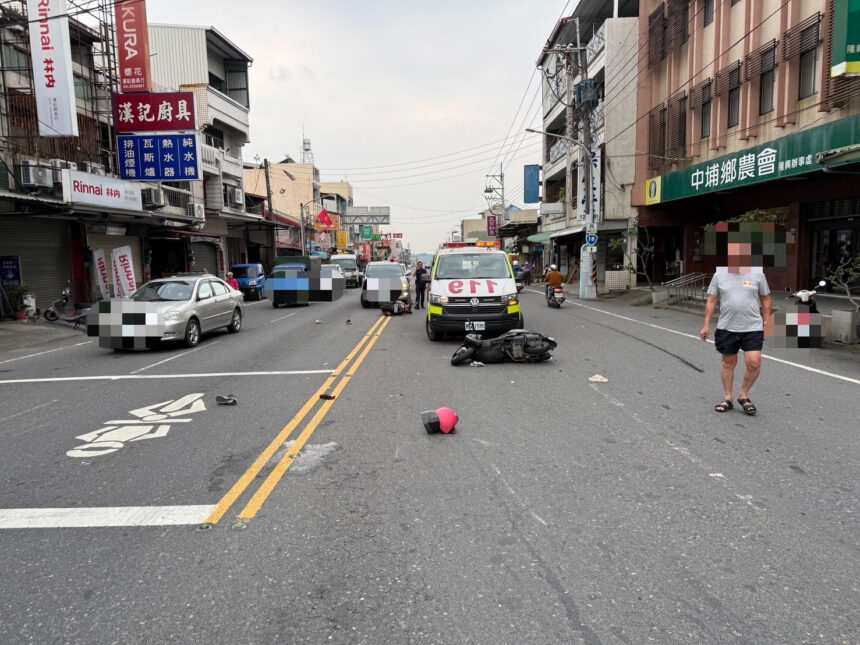 中埔警呼籲行經路口請遵守交通號誌並注意行車交通安全